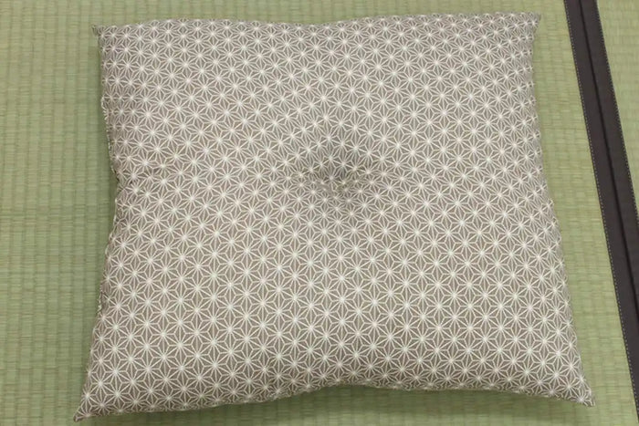 Ikehiko Zabuton Meisen Made In Japan Set Of 2 55X59Cm 3565620 Nishiki Beige