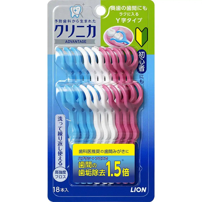 Clinica Japan Advantage Dental Floss Y Type 18Pcs