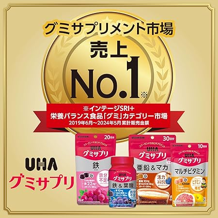 Uha Miku Candy:多種維生素軟糖 30 天供應粉紅葡萄柚味