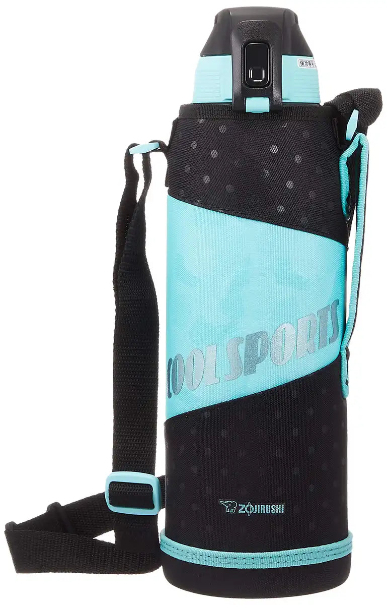 Zojirushi 1.5L Cool Sports Water Bottle Direct Drinking Mint Black