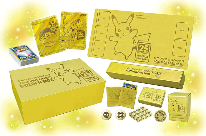 Pokemon 25th Anniversary Golden Box Celebration Japan Limited Factory Sealed - Pokemon Card Games