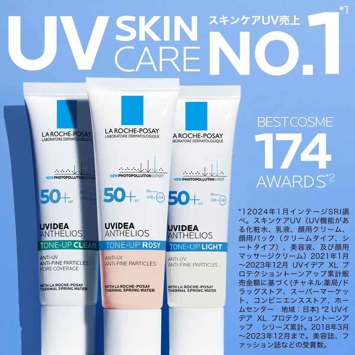 La Roche-Posay UV Idea XL Sunscreen: Sensitive Combo Skin Tone Up Anti-Shine.