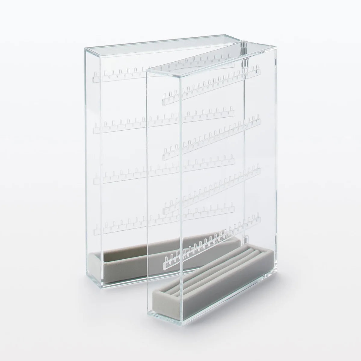 Muji Velour Ring Divider for Double-Sided Acrylic Boxes 16.7x3.7x2cm