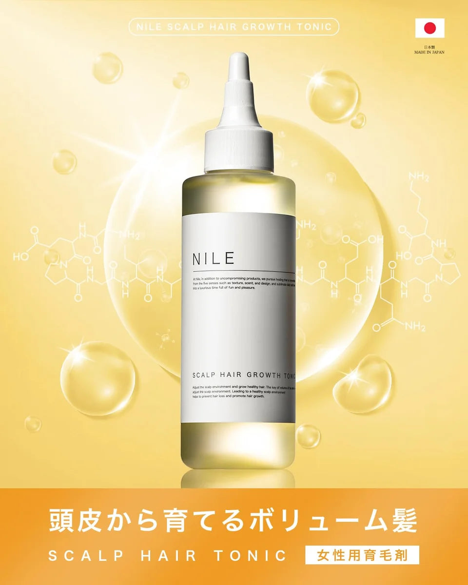 Nile Hair Growth Tonic for Women - Effective Scalp Hair Quasi-Drug Formula
