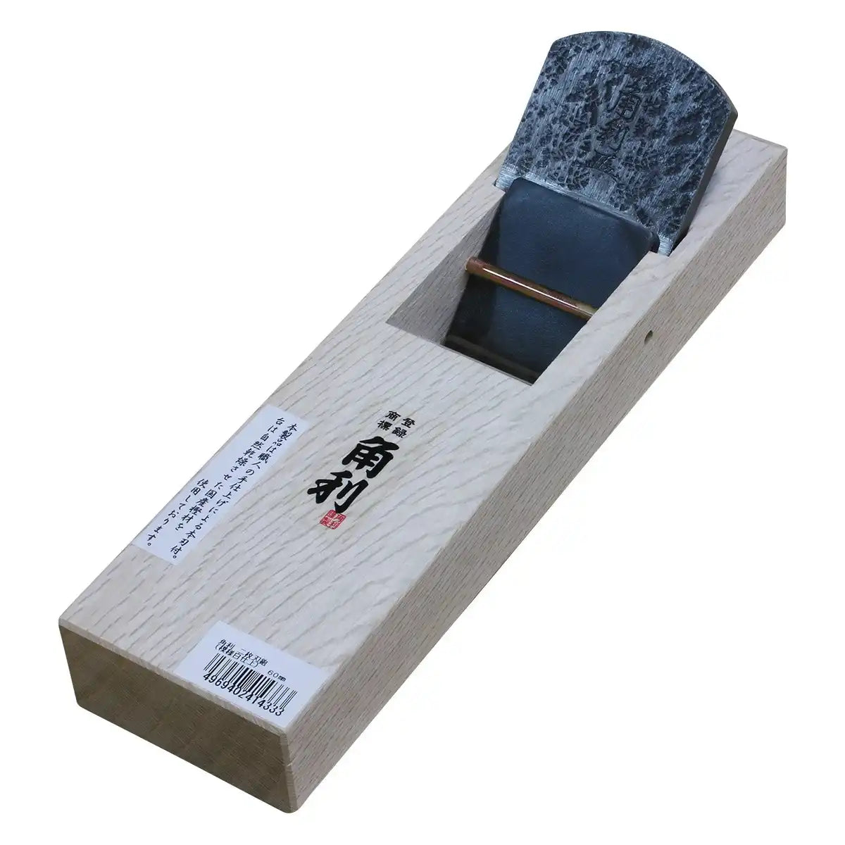 Kakuri Sangyo Double-Edged Plane Pattern White Finish 60Mm Made In Japan
