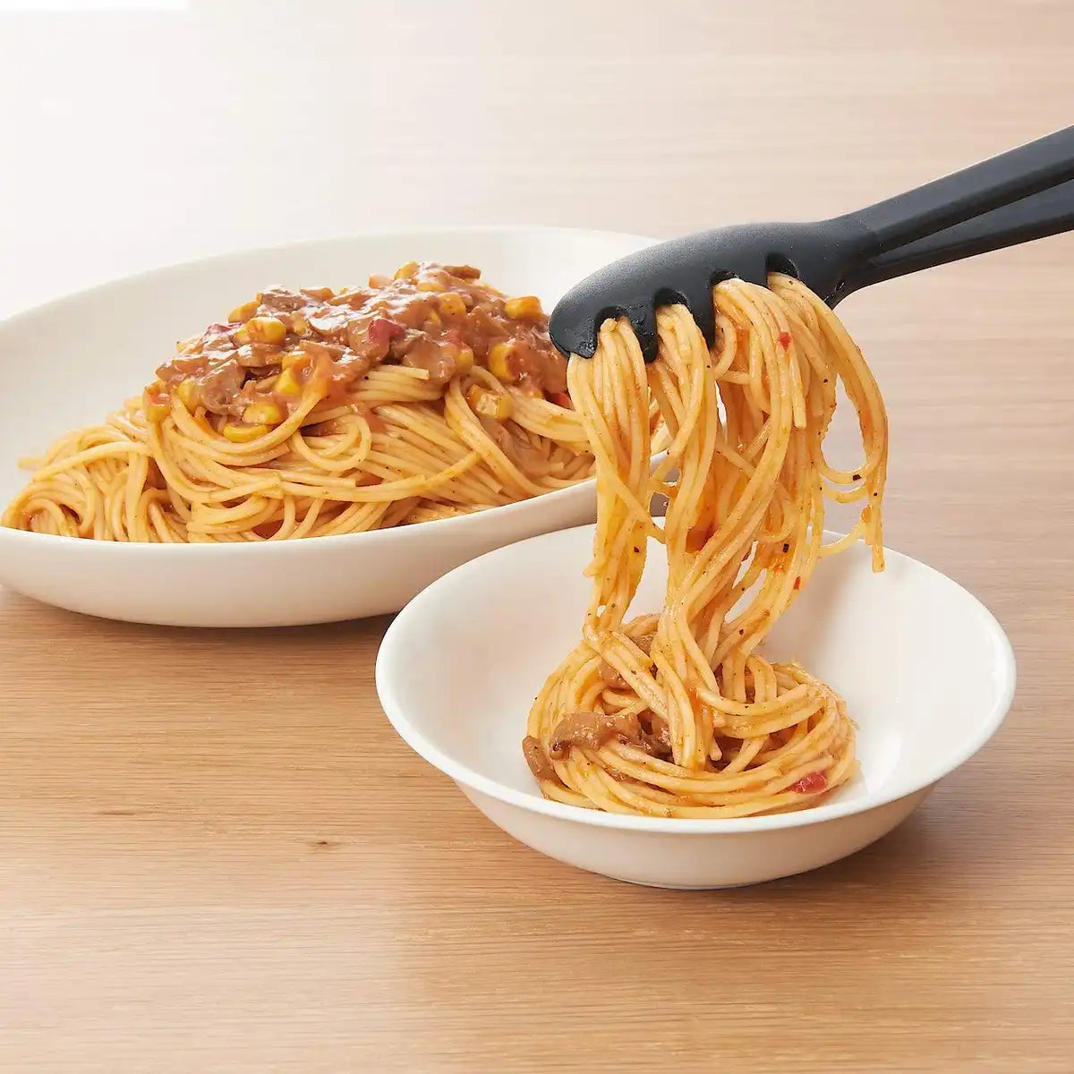 Muji 44498767 Silicone Cooking Tongs 27Cm Japan - Black