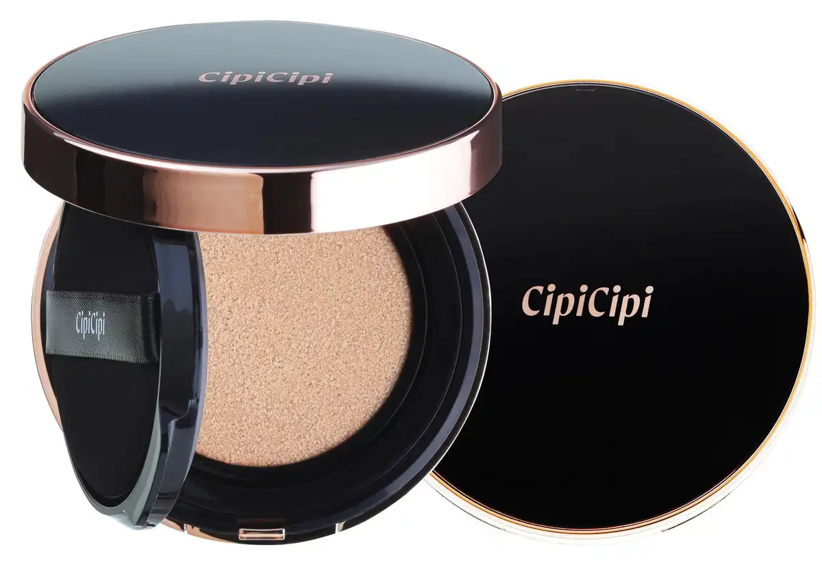 Cipicipi Fit Skin Cushion Foundation 02 Natural Beige 15G High Coverage Durable