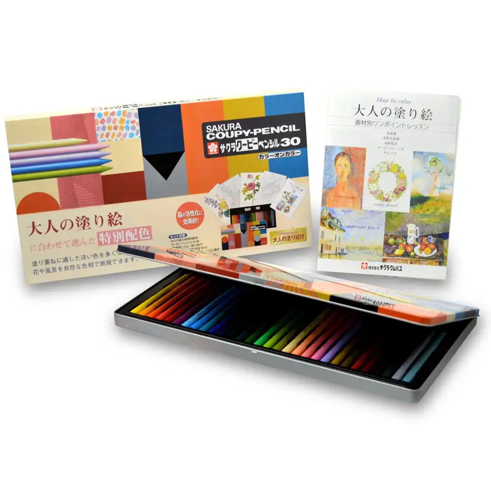 Sakura Crepas Japan Colored Pencils 30 Colors Fy30Nu