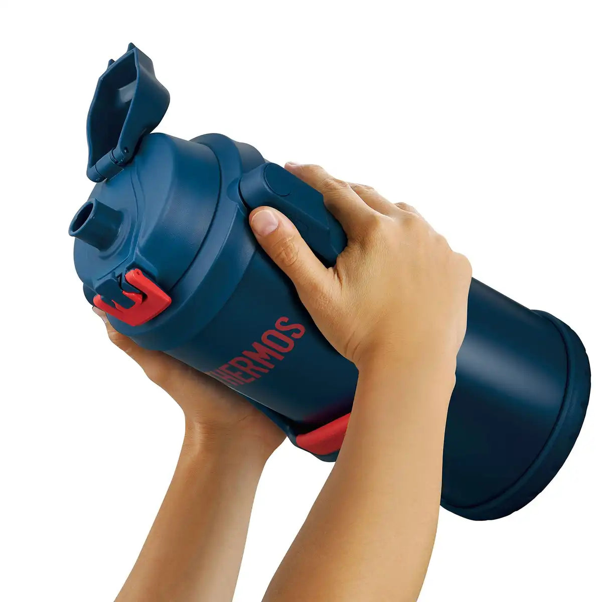 Thermos 3.0L Vacuum Insulated Sports Jug in Navy Red Ffv-3001 Nv-R Series