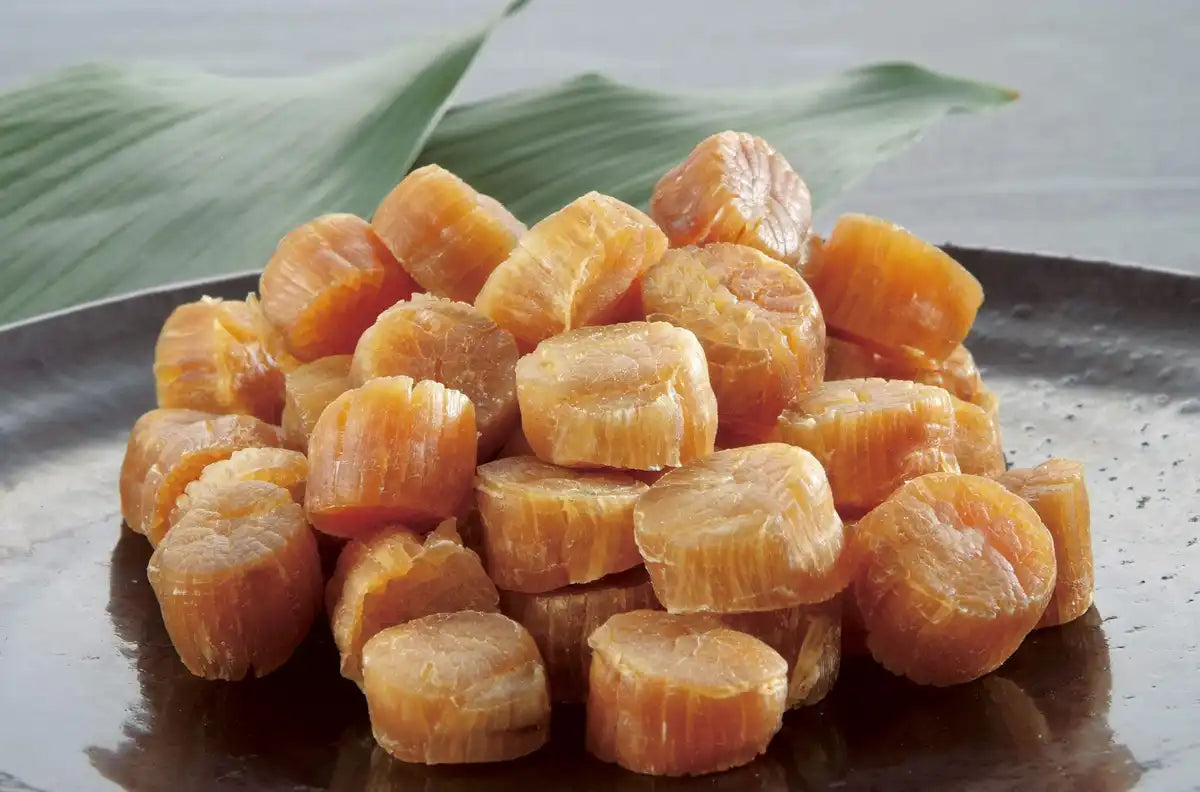 Kotobuki Bussan Co Ltd Natural Japanese Dried Scallops 100G Hotate Hoshi Kaibashira