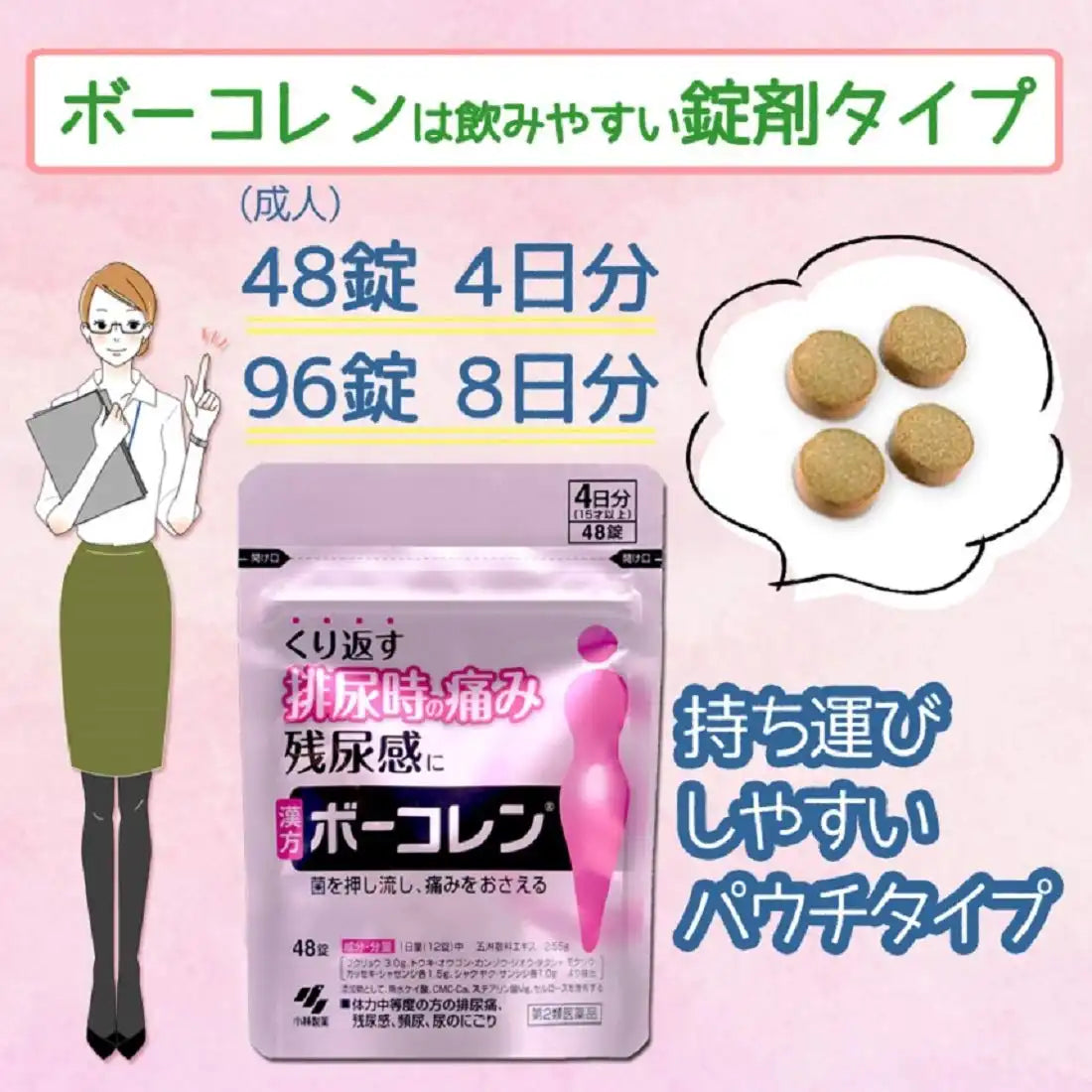 Bokoren Japan 2 Drugs 96 Tablets