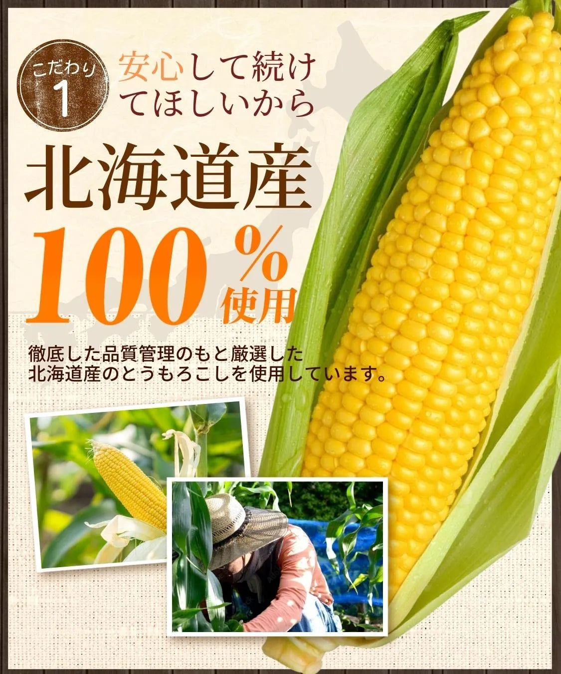Honjien Tea Corn Tea Bag 4g x 40 Bags - Organic Healthy Tea - Non-Caffeine Tea