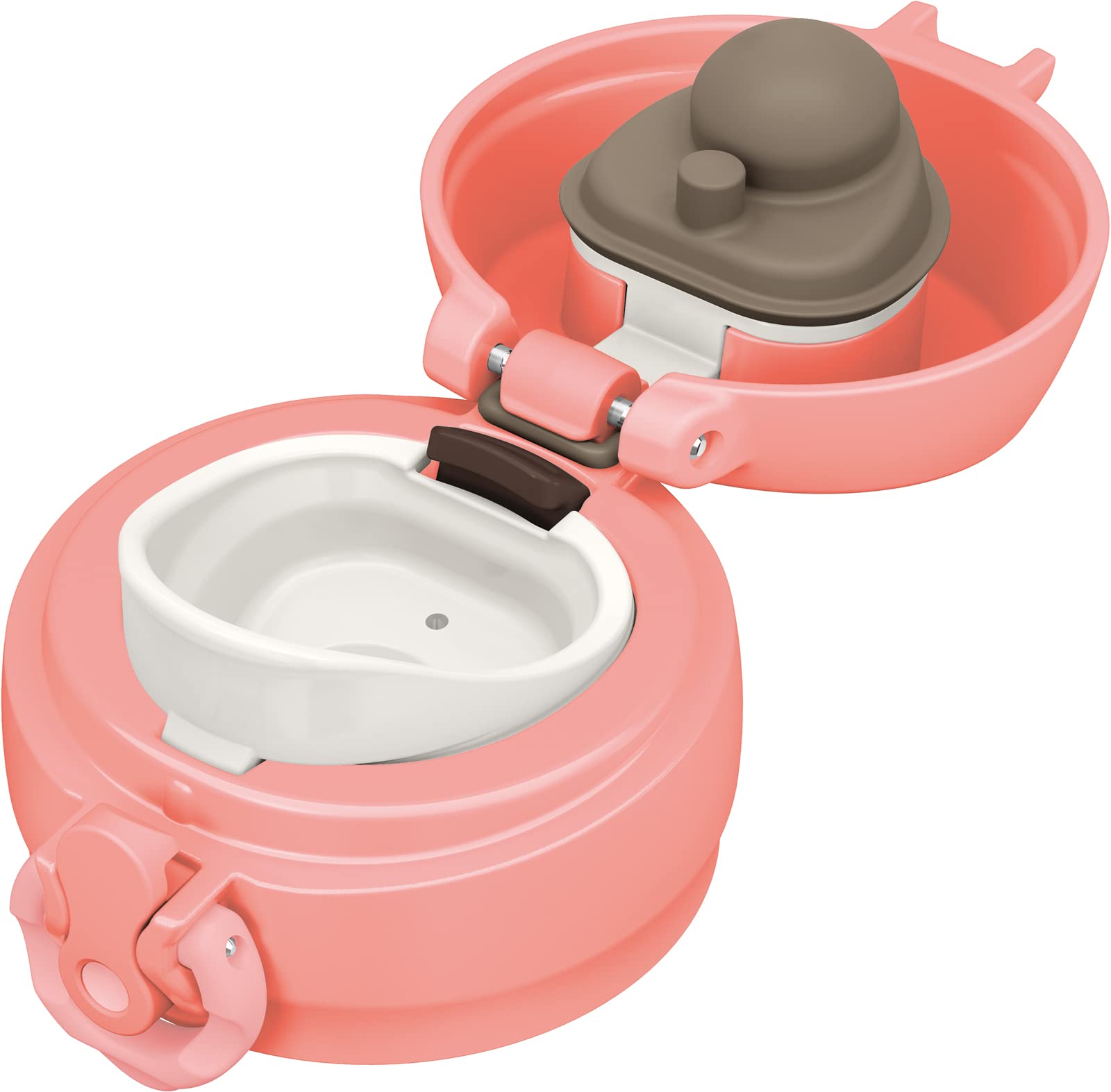 Thermos 0.35L Stainless Steel Vacuum Insulated Portable Mug Lightweight & Easy-Clean Coral - JNL-355 CRL