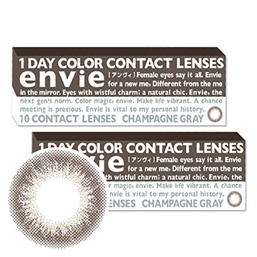 Ambi Envie 1Day Champagne Gray -1.25 10 Pieces 2 Boxes - Made In Japan