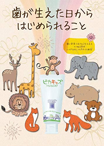 Apagard Renamel Pikakids Toothpaste 50G Quasi-Drug for Kids Teeth Care