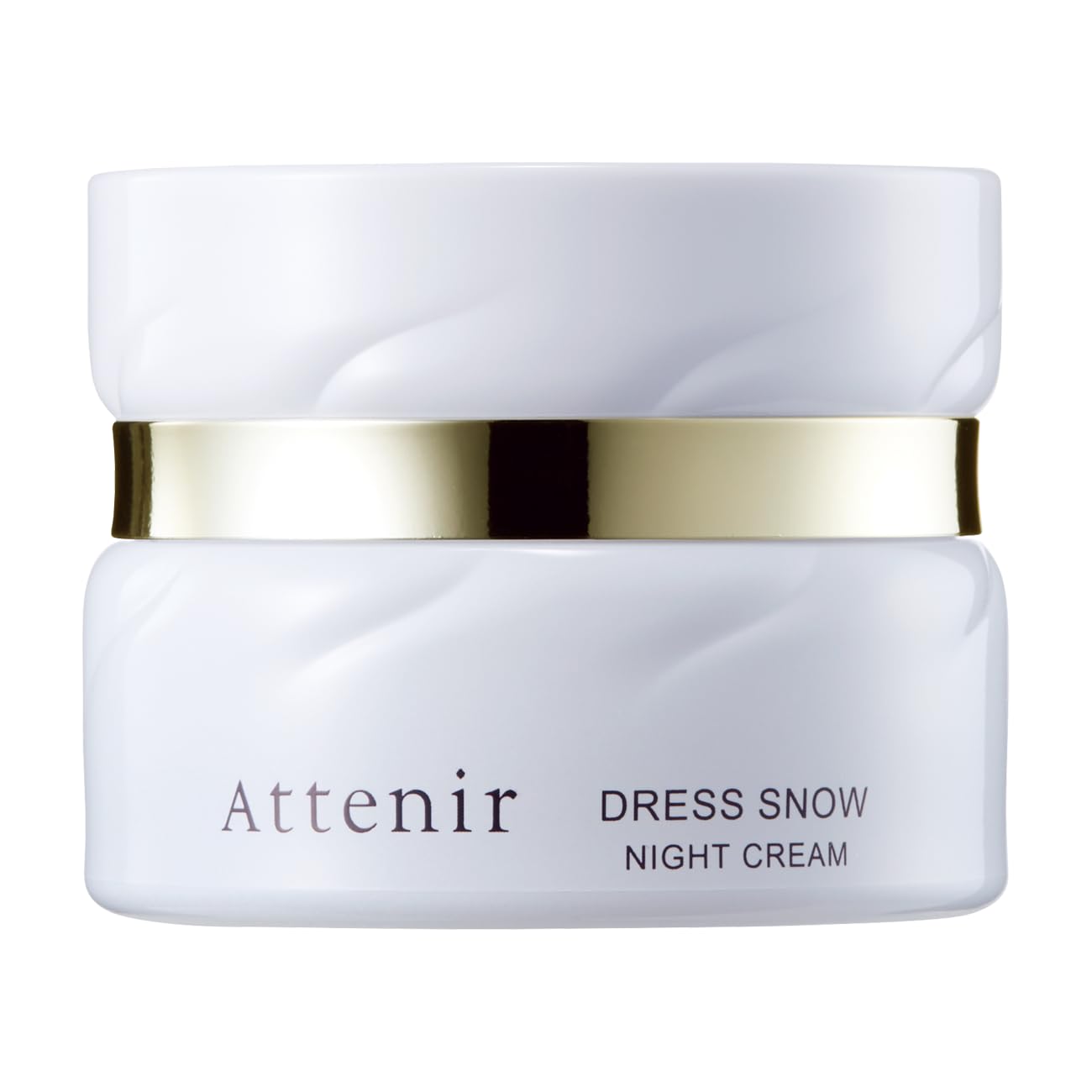 Attenir Dress Snow Night Cream 35g Refill with Case Whitening Anti-Aging