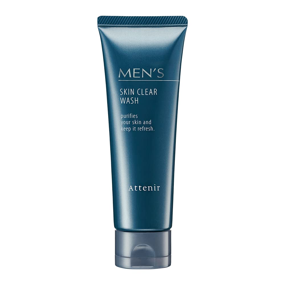 Attenir Men's Skin Clear Wash 120g Exfoliating Face Cleanser for Men