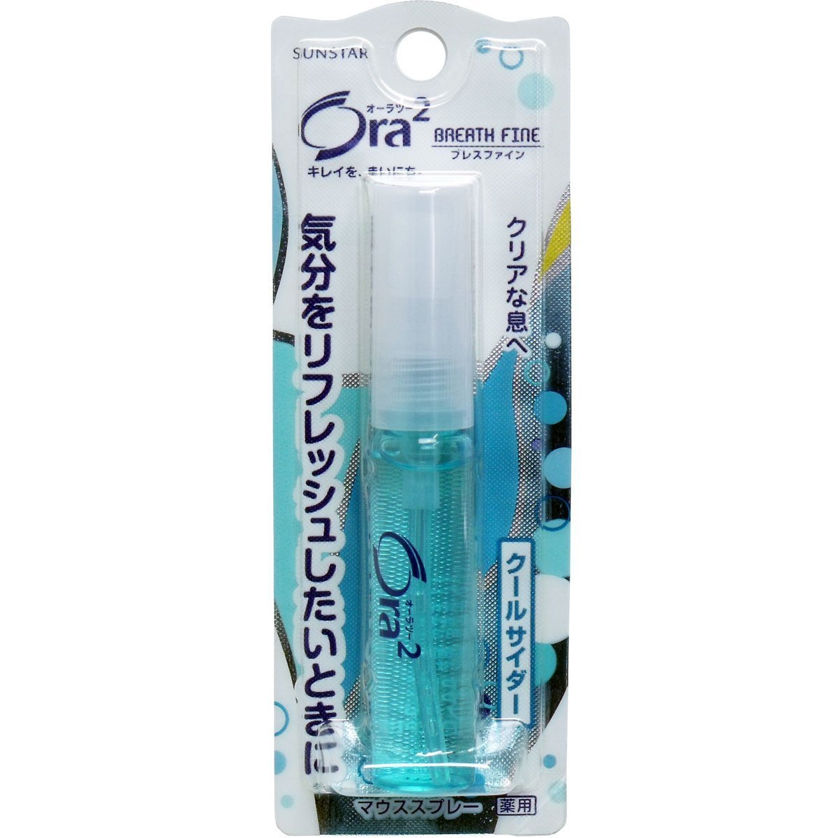 Sunstar Aura 2 Breath Freshener Cool Cider 6Ml Mouth Spray