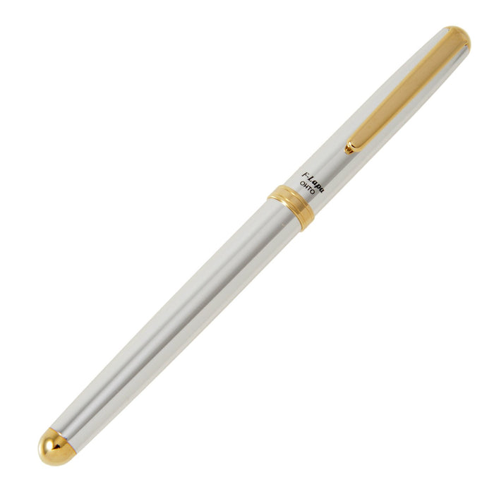 Ohto F-Lapa FF-10Nb-Sv Silver Fountain Pen - Ideal for Professional Writing