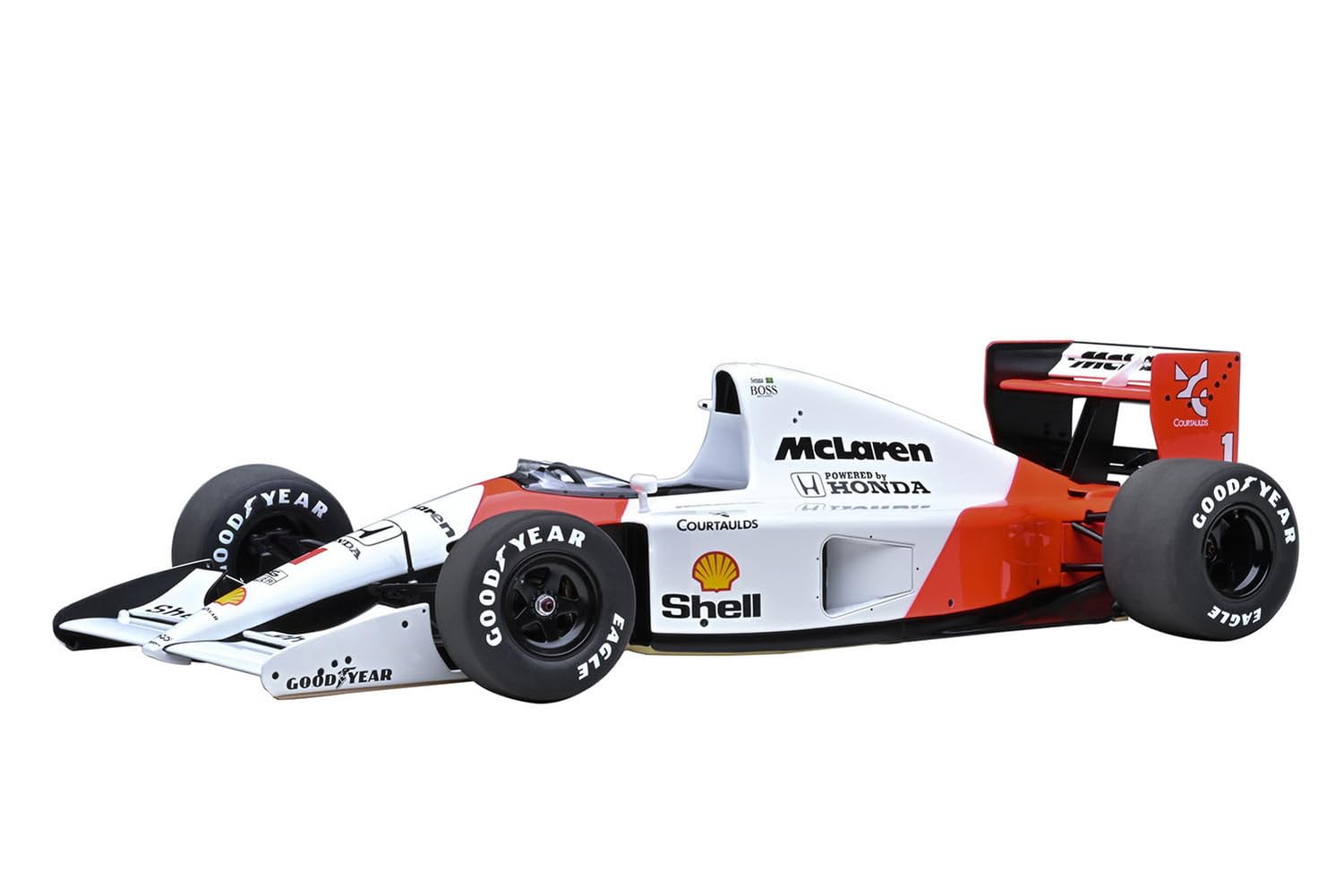 Autoart 1/18 Scale Honda McLaren GP 1991 Ayrton Senna Model with Logo