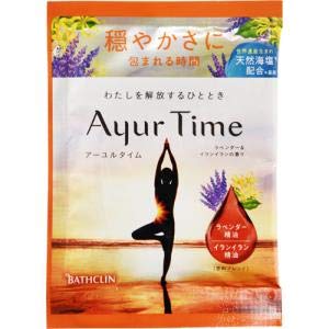 Bathclin Ayurtime Lavender Ylang-Ylang 40G Relaxing Bath Soak