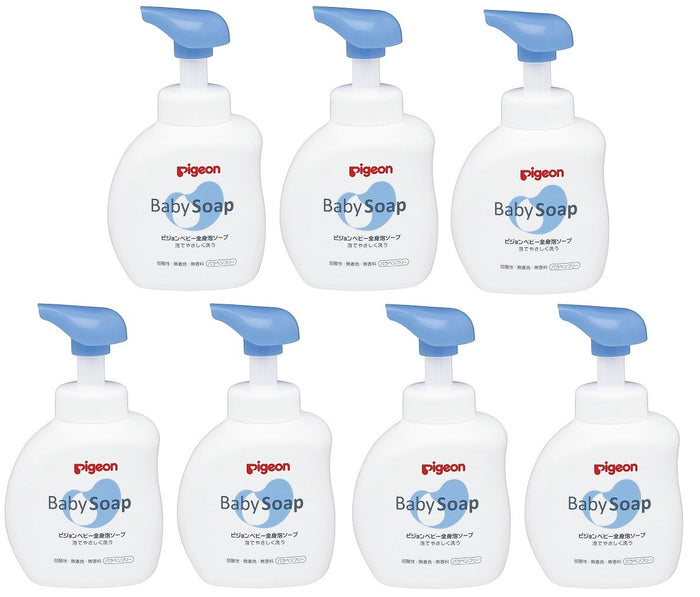 Pigeon Foaming Soap Bottle 500Ml (0+ Months) Bulk Purchase - 7 Pack - Made In Japan