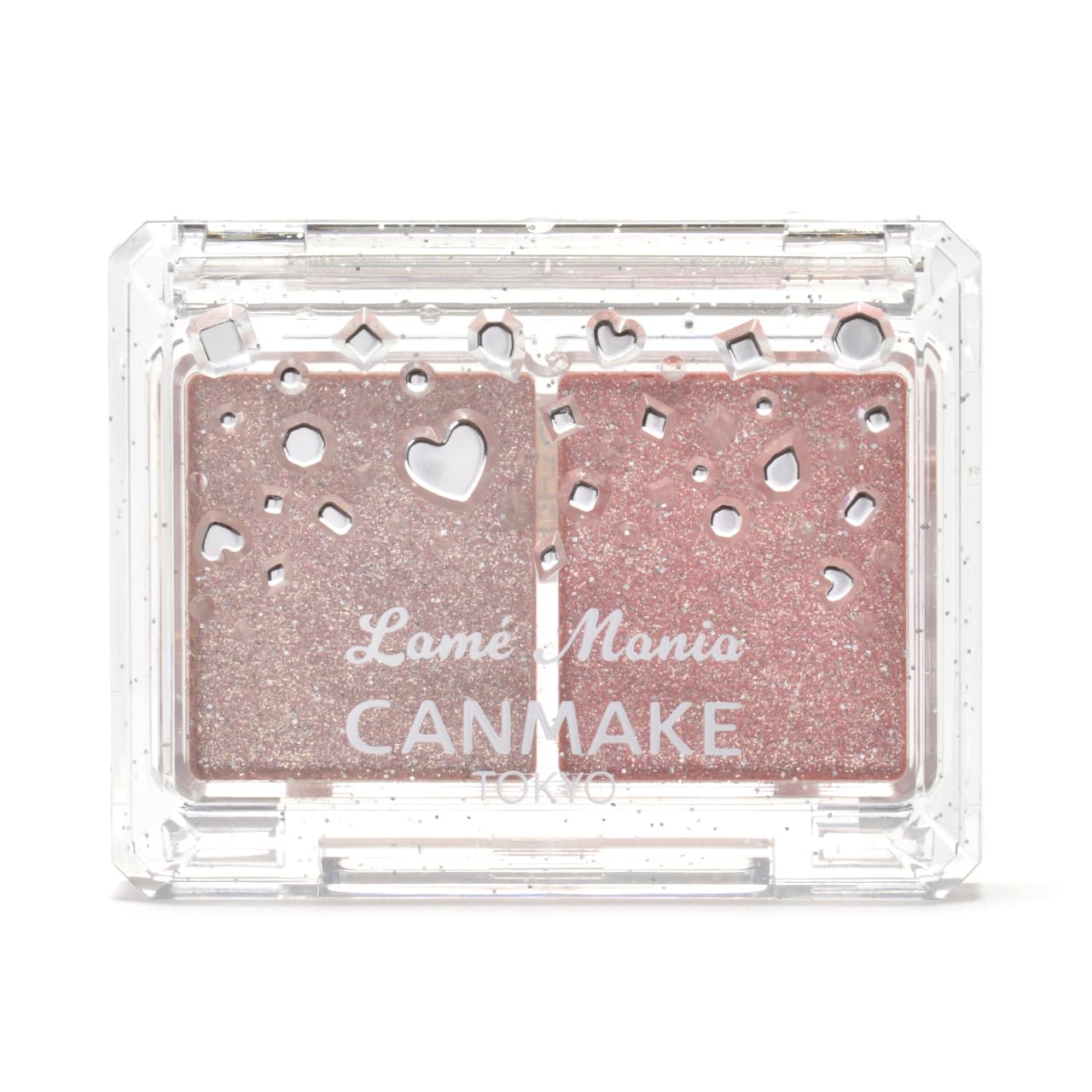 Canmake Glitter Mania 02 Eyeshadow 2.7G - Pastel Pink & Pearl Duo