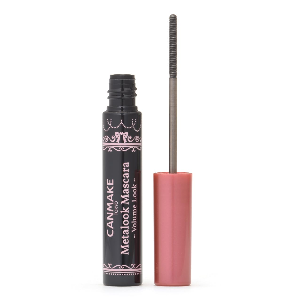 Canmake Metal Look Mascara V01 Black 4.0G - Volume & Curl Retention