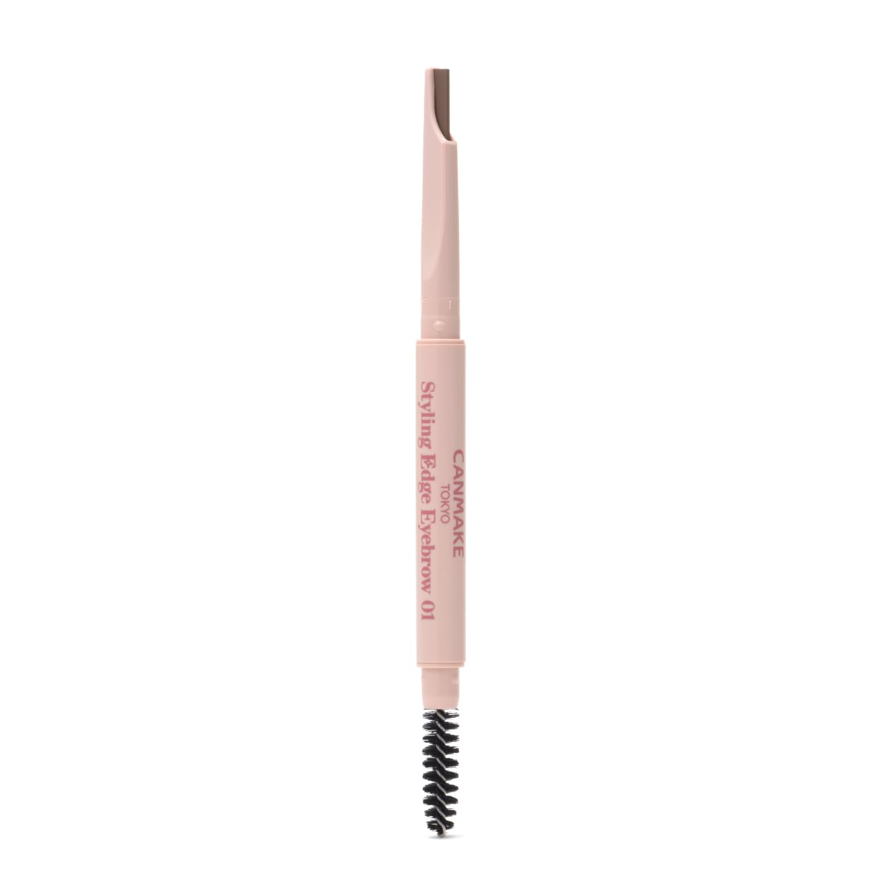 Canmake Styling Edge Eyebrow Pencil 01 Natural Brown with Brush Thin Core