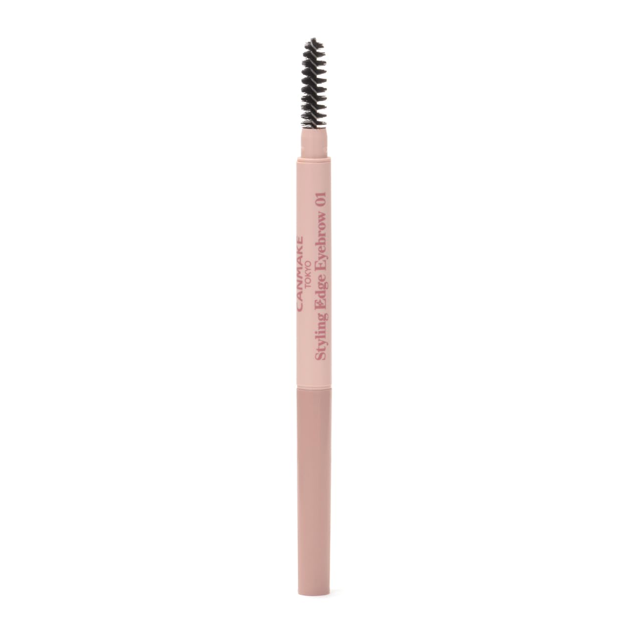 Canmake Styling Edge Eyebrow Pencil 01 Natural Brown with Brush Thin Core