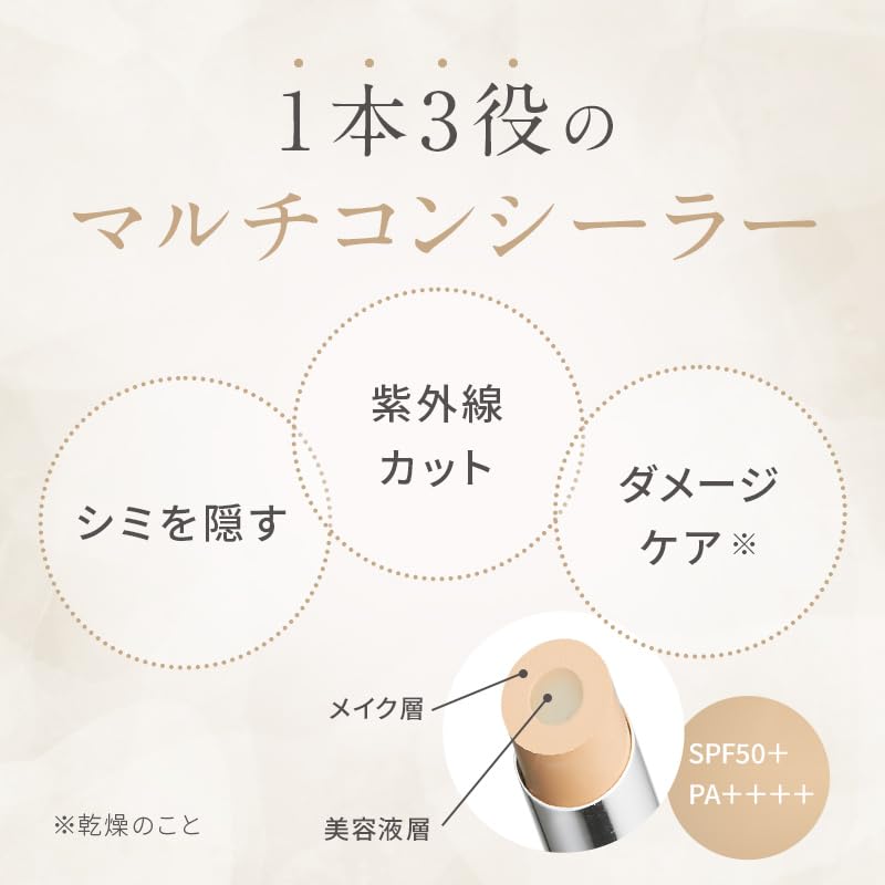 Macchia Label Clear Stick Concealer Ochre 02 SPF50+ | Covers Dark Spots & Scars