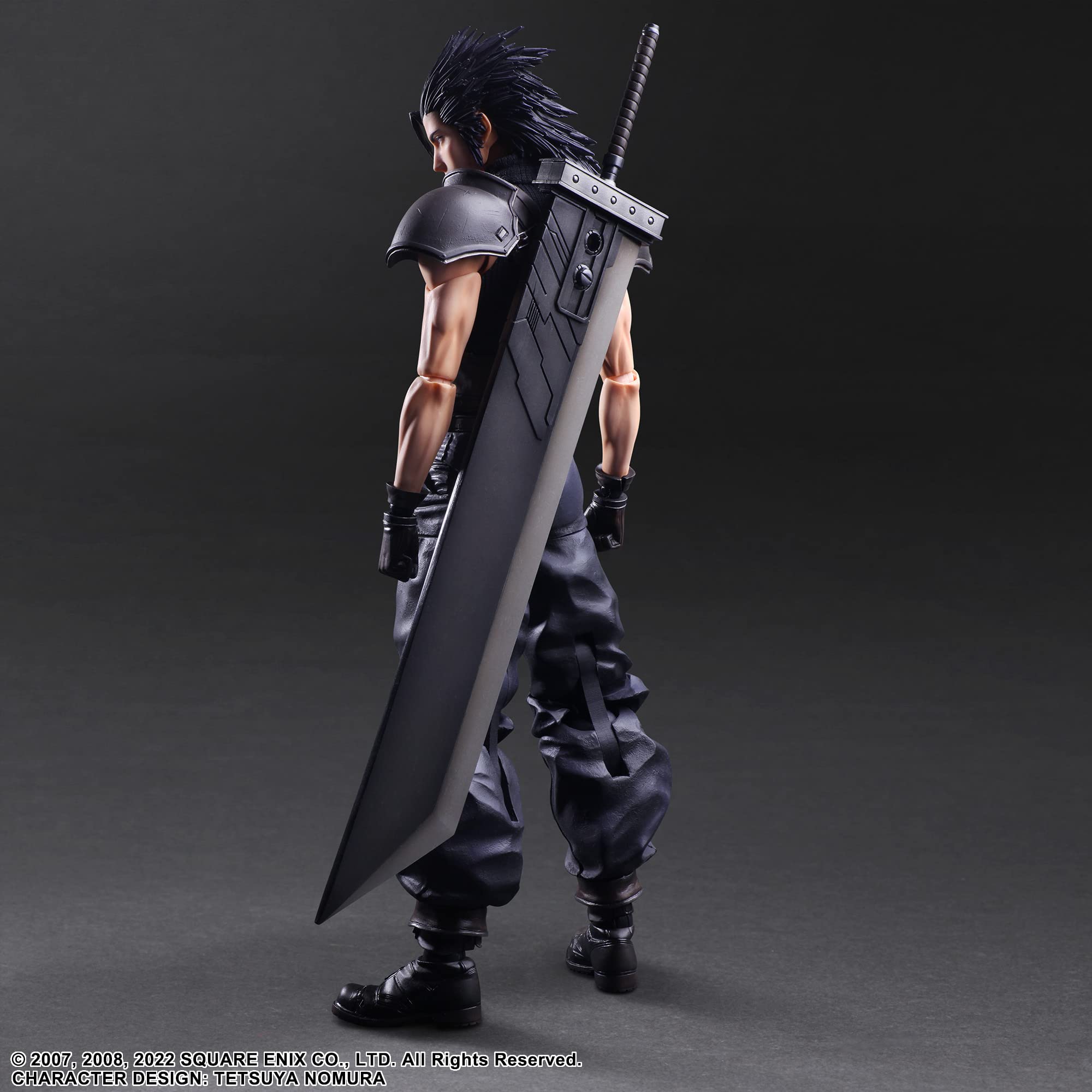 Square Enix Crisis Core FFVII Zack Fair Soldier Play Arts Kai Figure