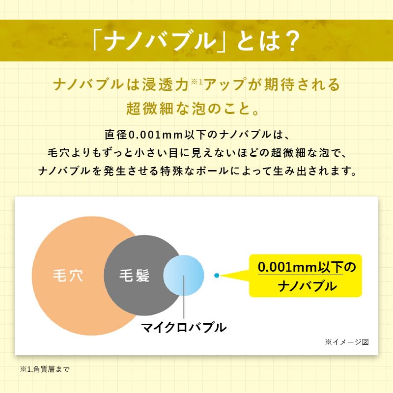 Cure Nanobubble Lotion 190ml Easy Use Pore Care with Ultra-Fine Bubbles