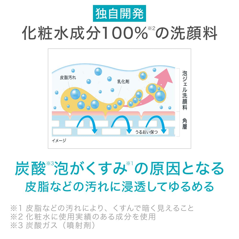 큐렐 거품 클렌징 로션 더스트 제거 페이셜 클렌저