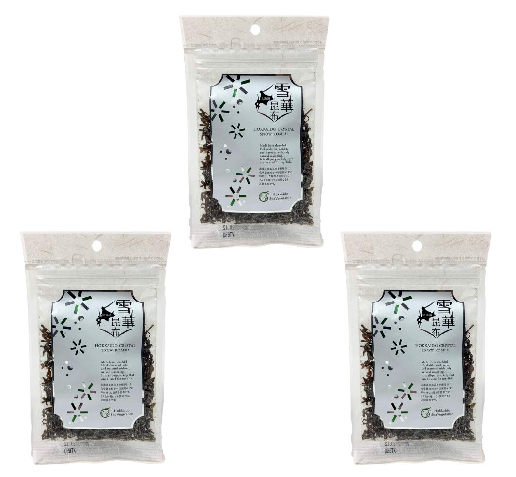 Daihoku Shredded Hokkaido Kombu Seaweed 30G Japanese Seaweed x 3