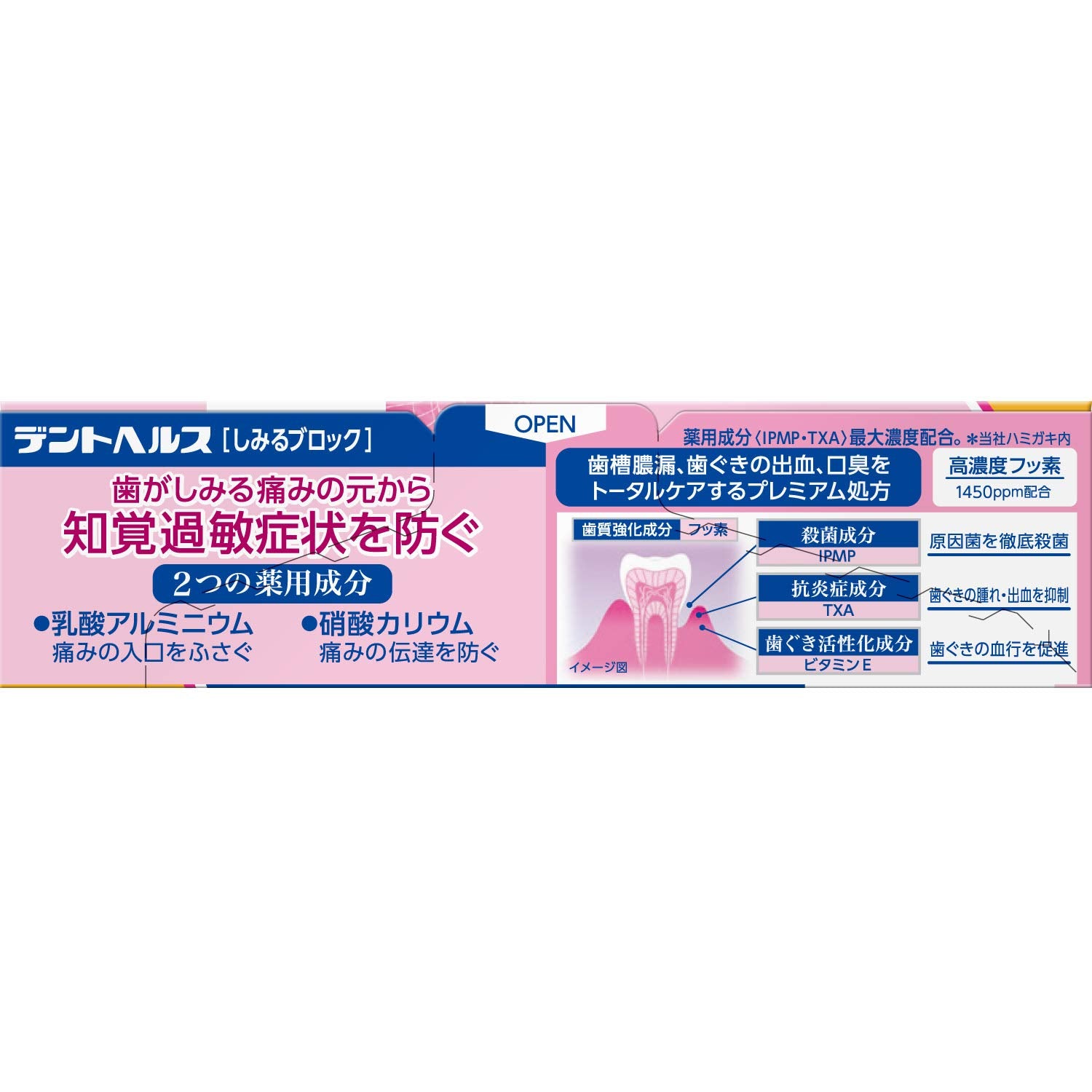 Dent Health Medicinal Toothpaste For Preventing Periodontitis & Sensitivity 85G