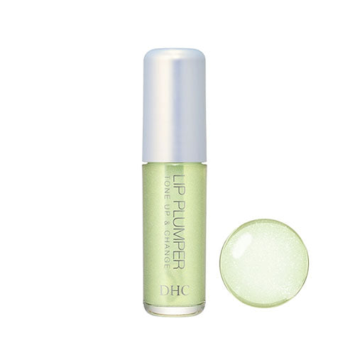Dhc Lip Plumper Tone Up & Change 5.5Ml Green - Hydrating Lip Enhancer