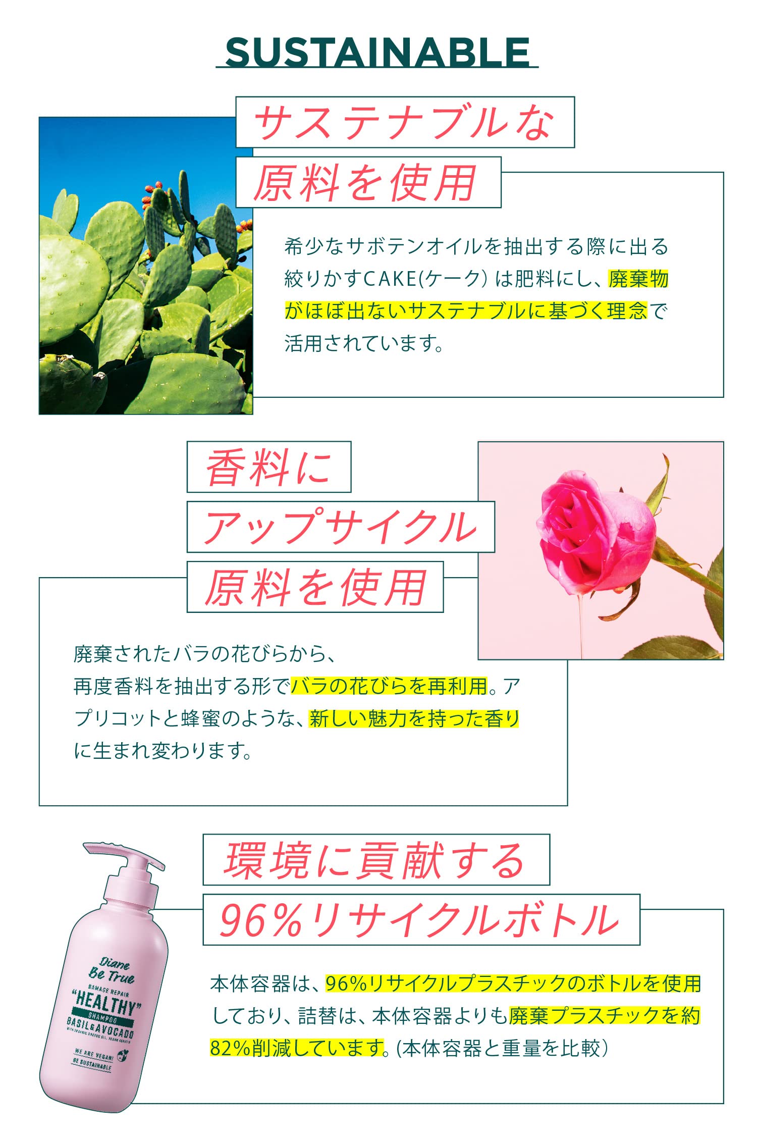 Diane Betrue Damage Repair & Moisturizing Treatment 400ml Power Green Salad Scent