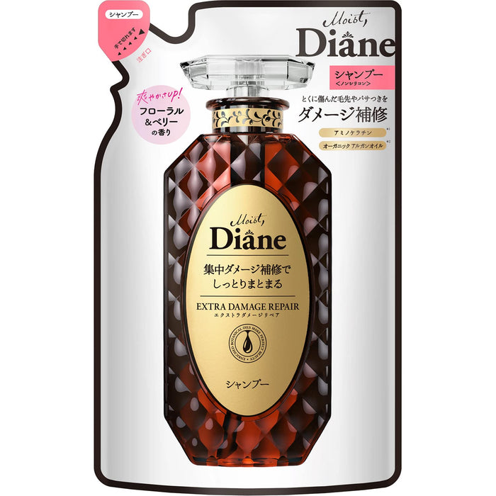 Diane Damage Repair Shampoo Refill 330ml - Floral & Berry Scent