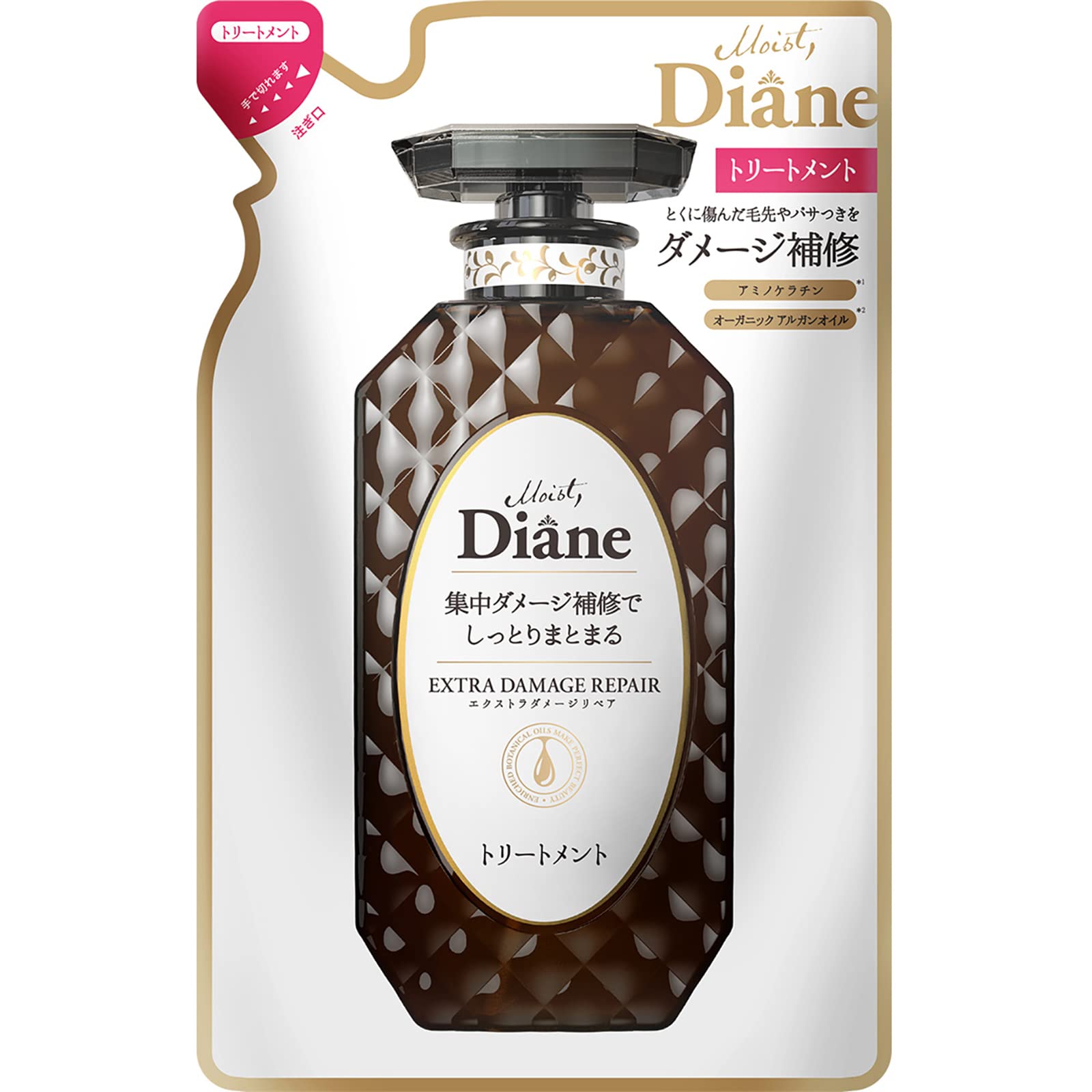 Diane Treatment Damage Repair Floral & Berry Scent Beauty Extra 330ml Refill