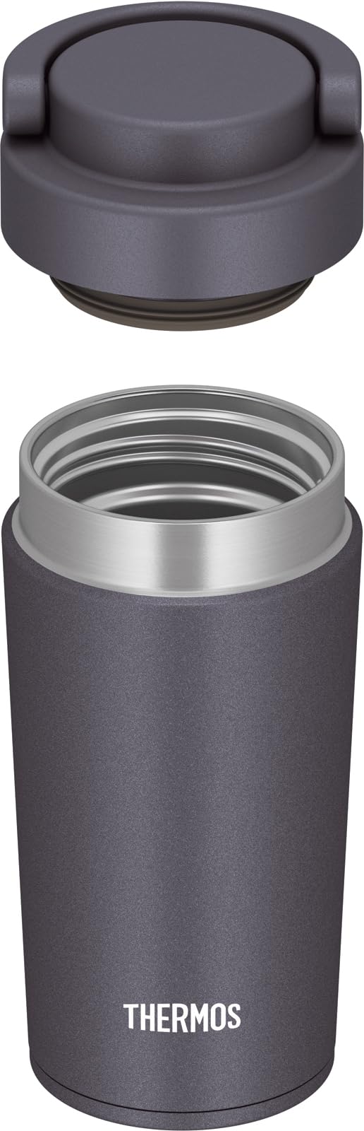 Thermos Jov-320 Mgy Metallic Gray Vacuum Insulated Portable 320ml Water Bottle