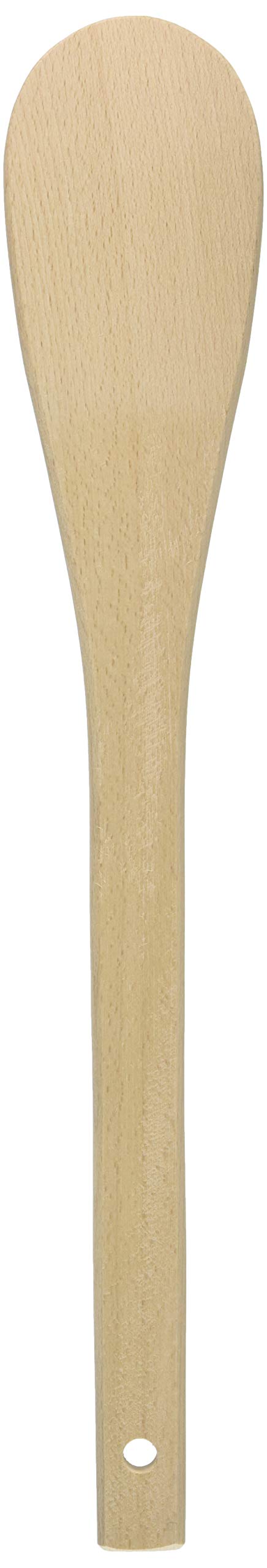 Ebm Beechwood Thin Spatula 45cm - Durable Wooden Cooking Utensil