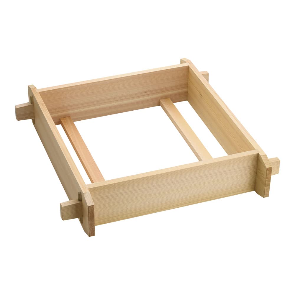 Endo Shoji Tkg Square Wood Steamer 45cm 5.0 Masu Capacity for Professional Use