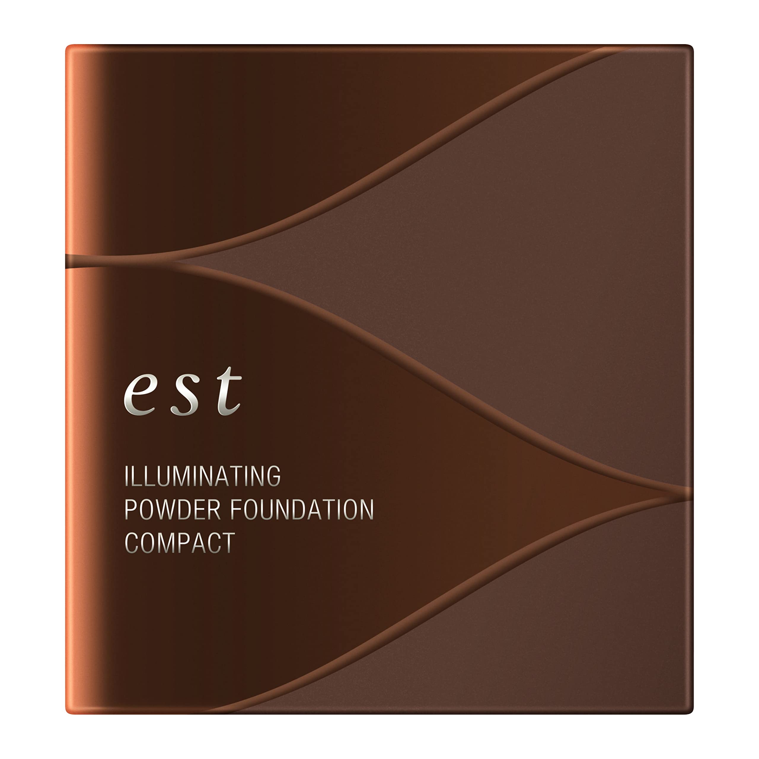 Est Illuminating Powder Foundation Compact Brown - Radiant Finish Makeup