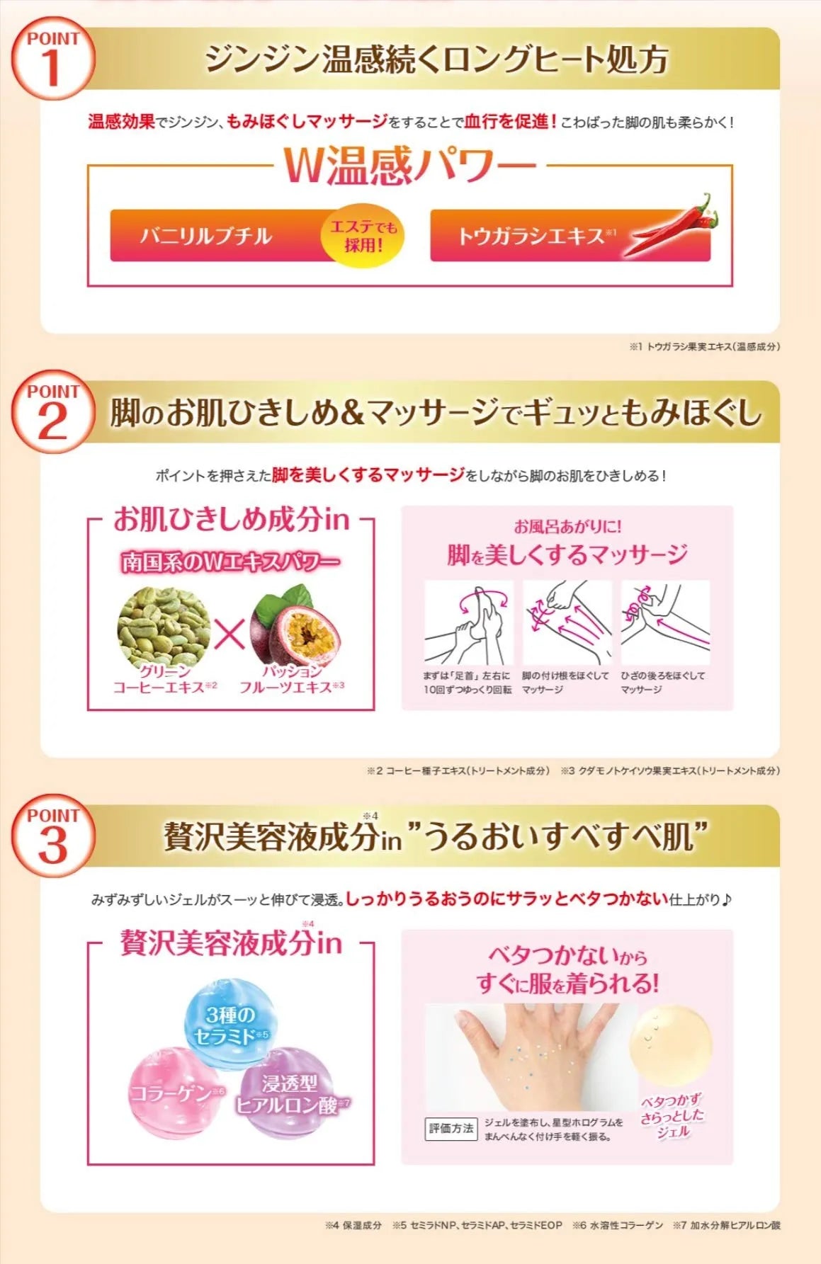 Sana Esteny Leg Heat Serum 190ml - Japanese Serum For Legs - Body Care Products