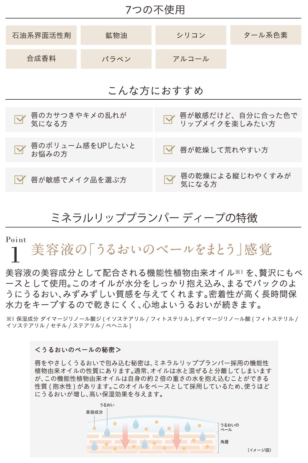 Etvos Mineral Lip Plumper 6.7G Highly Pigmented Milky Cocoa Soap-Free Lip Care