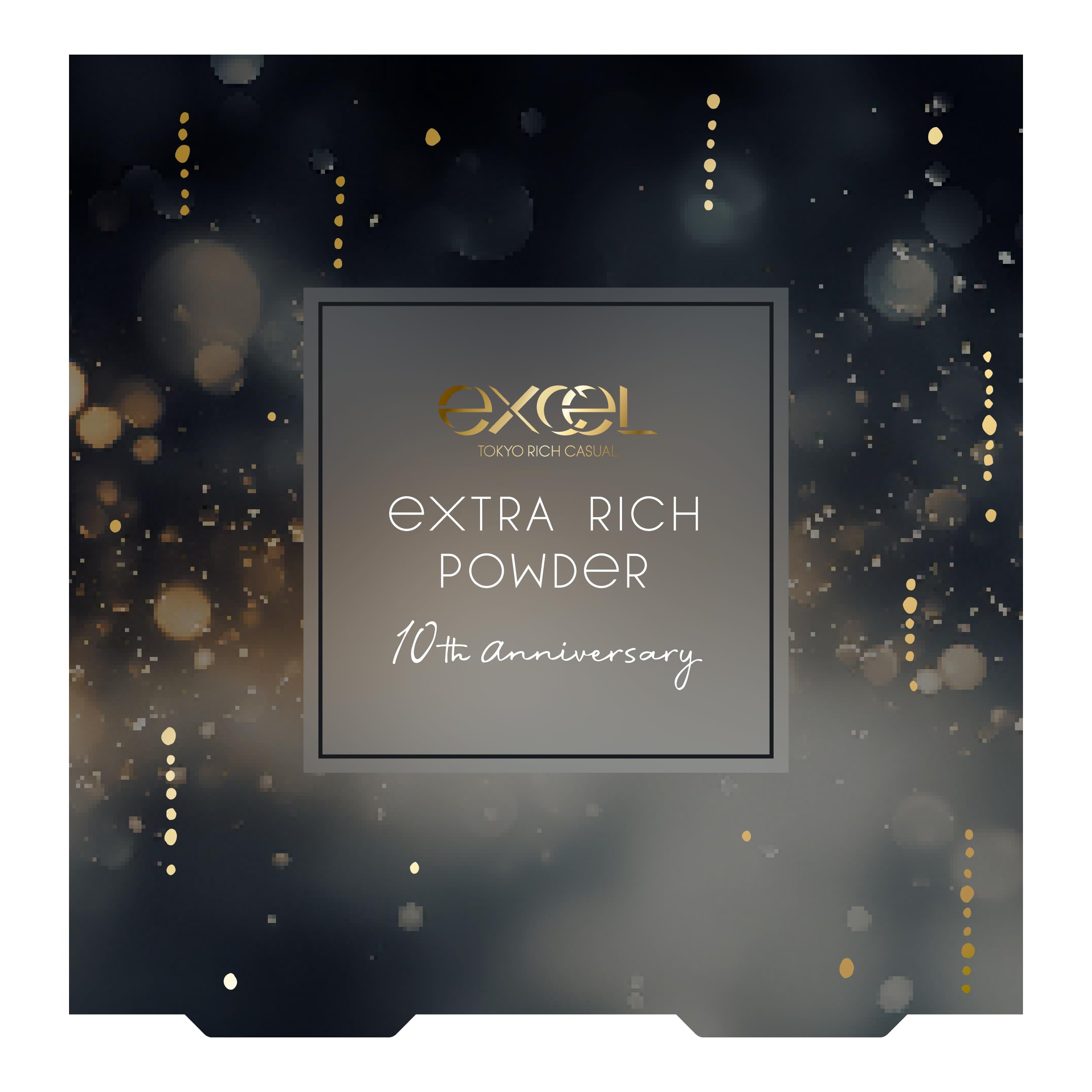 Excel Extra Rich Powder LA 01 - Peach Beige Shade for Flawless Finish