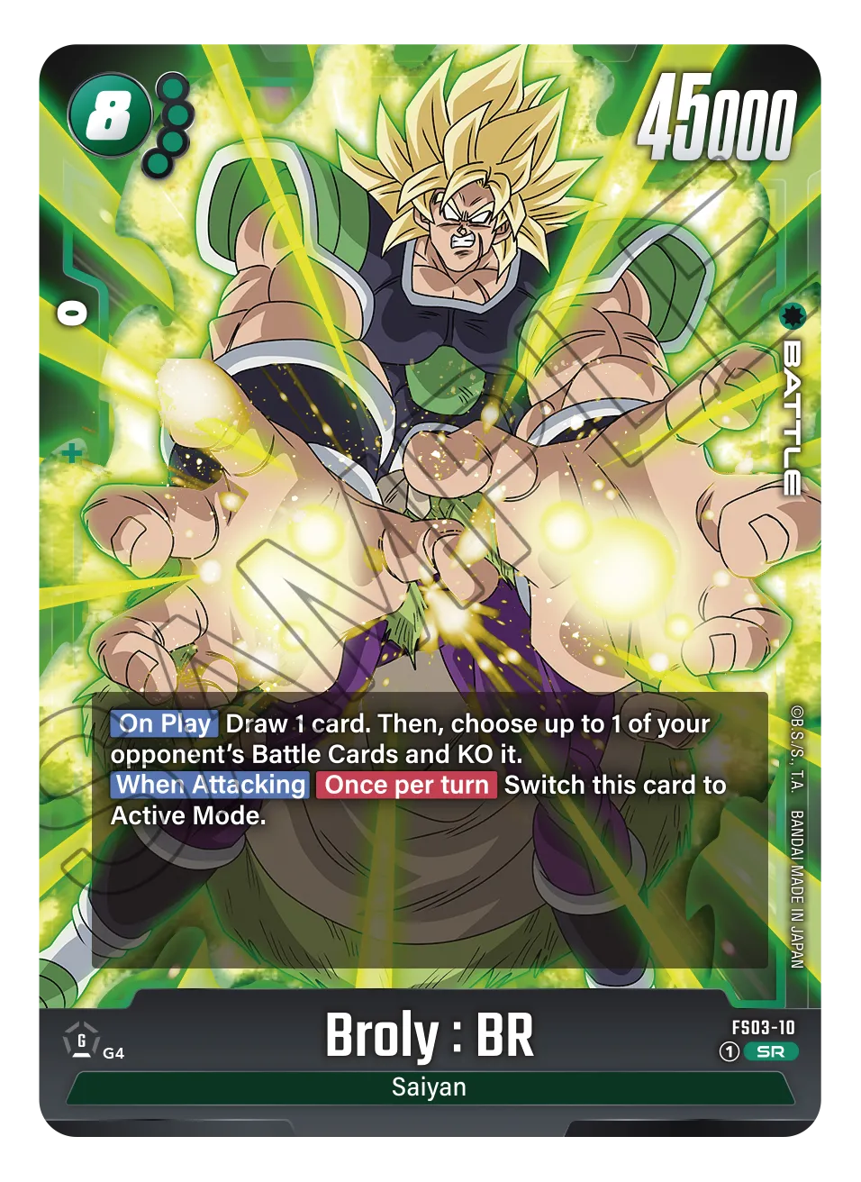 Dragon Ball Super Card Game Fusion World Starter Decks - Broly FS03