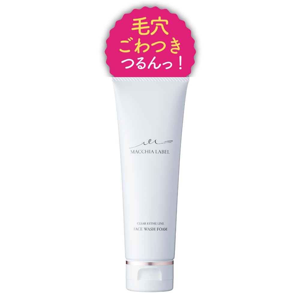 Macchia Label Clear Esthe Foam A Facial Cleanser 80g for Blackheads and Pores