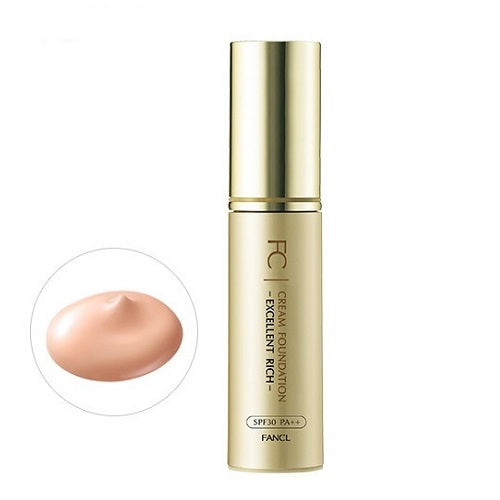 Fancl Cream Foundation SPF30 PA++ 20g Pink Beige - Excellent Rich Coverage
